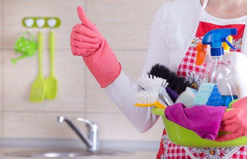 Kitchen and bathroom deep cleaning in a Westminster property
