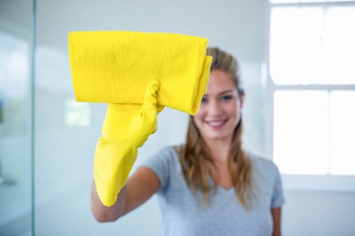 Residential carpet cleaning in a Westminster flat with careful access handling