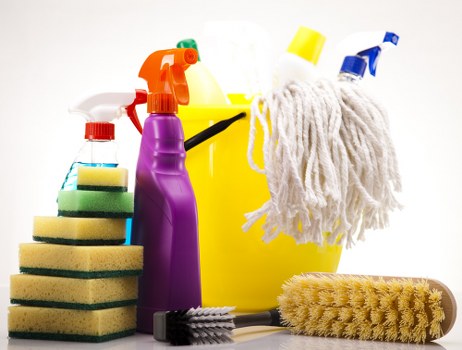 Kitchen and bathroom cleaning service in a Westminster home
